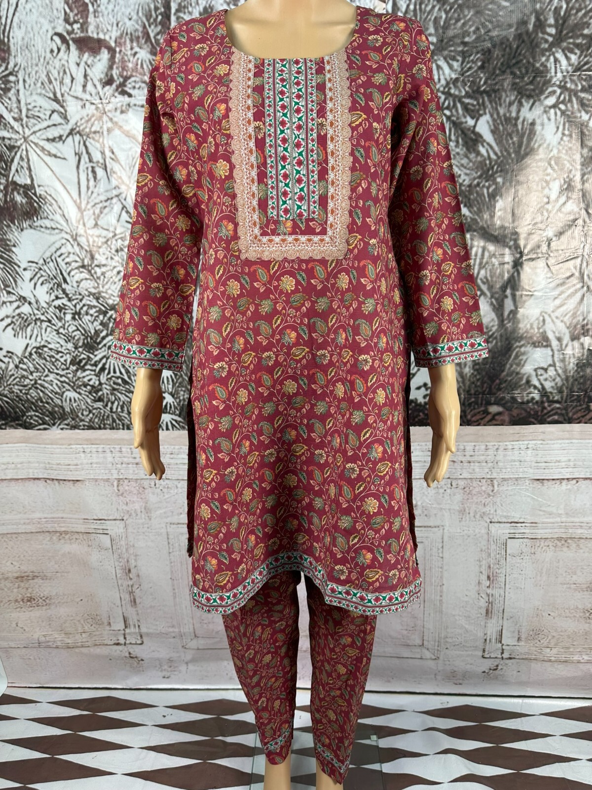 MTF THE WINTRY CITY DIGITAL IDENTIC PRINTED KHADDAR 3 PIECE READY TO WEAR