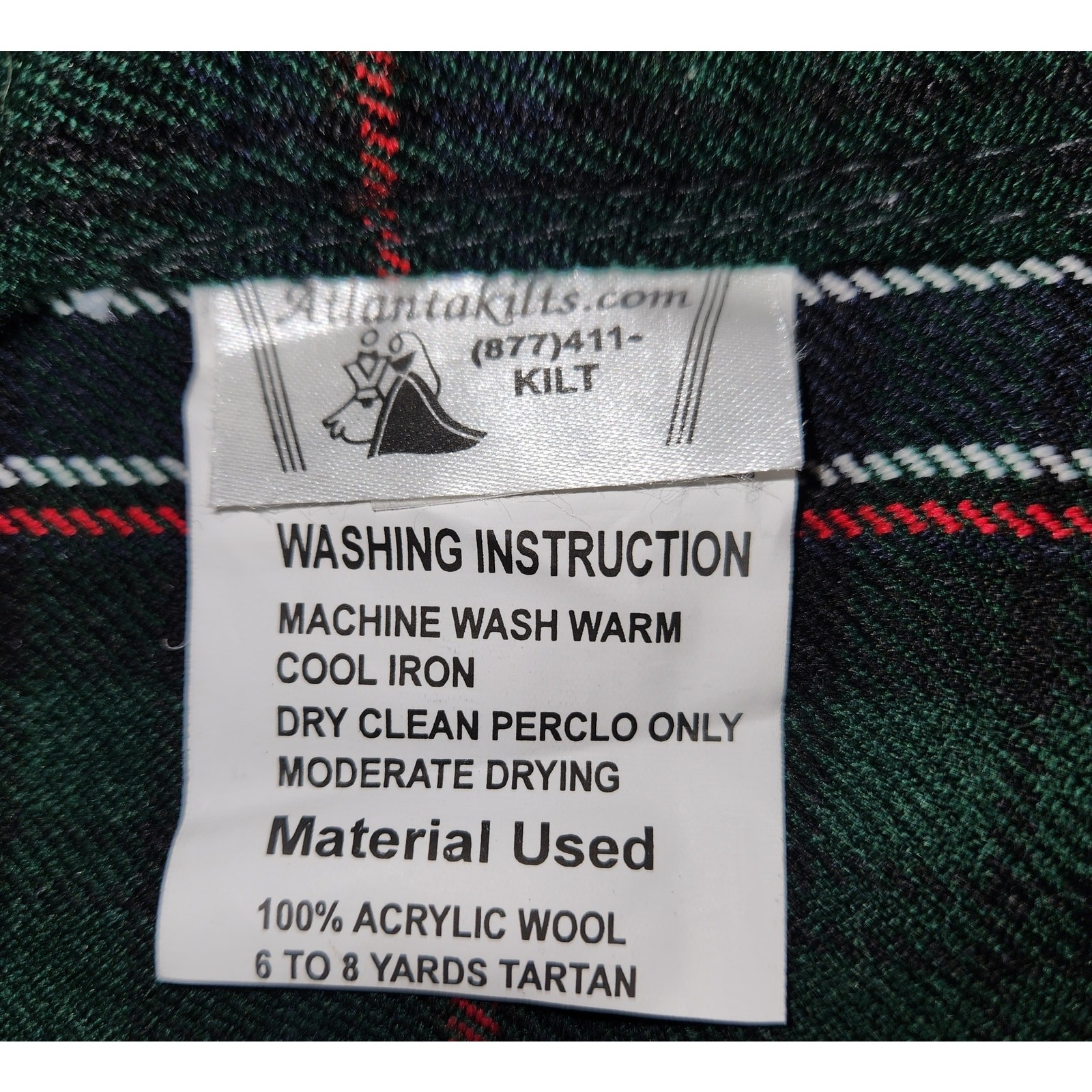 Acrylic Wool Tartan Kilt