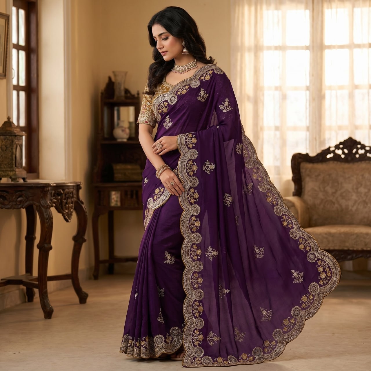 Saree Blouse Bollywood Party Wear Indian Pakistani New Sari Wedding Designer