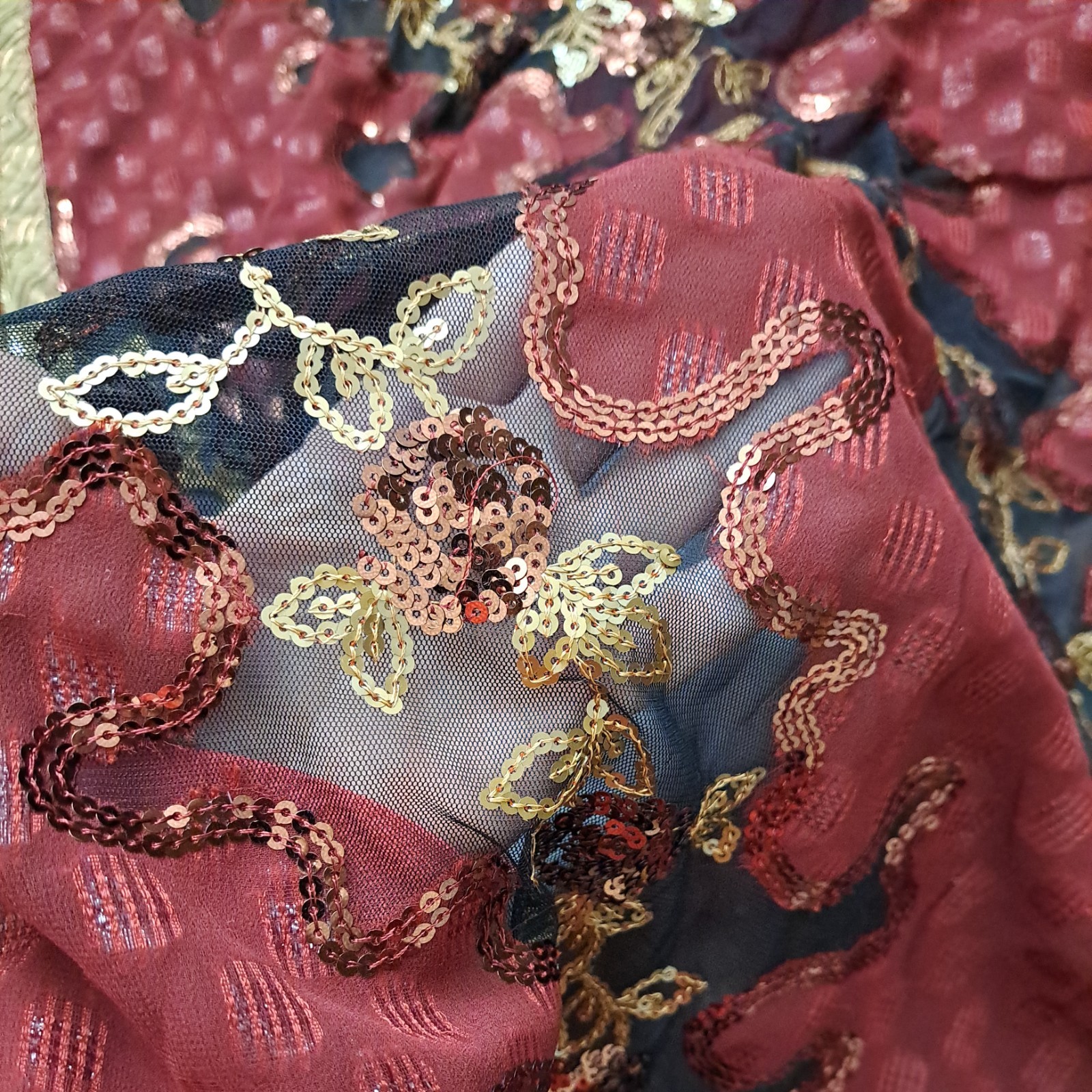 Sarees Art Silk Embroidered Woven Cultural Sari Craft Fabric hand embellished