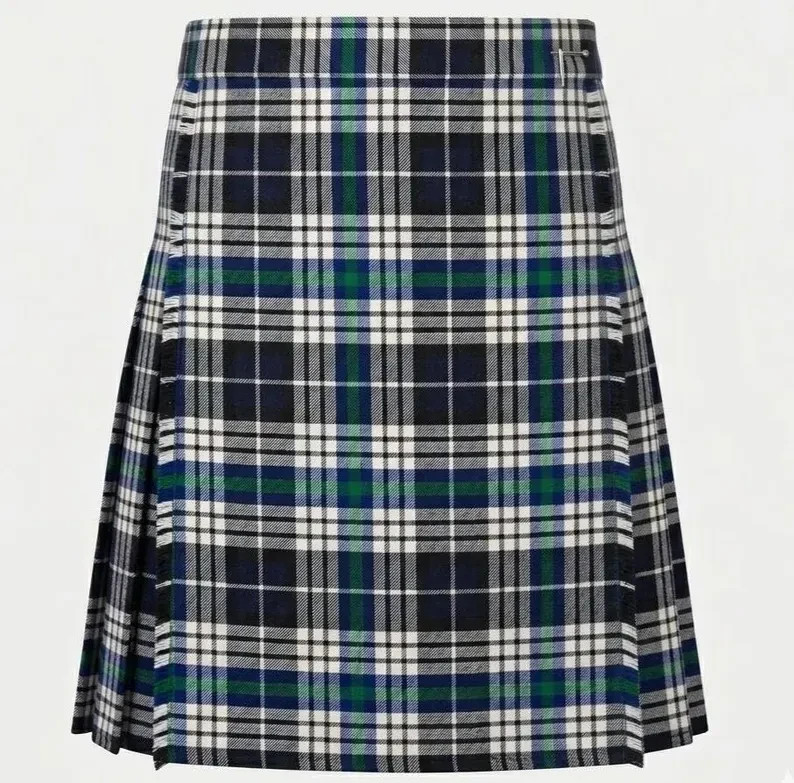 Brittany National Tartan Kilt – Handmade Heavy Weight Acrylic Wool, Leather Stra