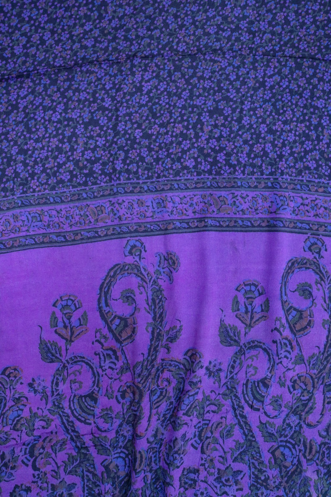 Vintage Chiffon Silk Saree, Lightweight Fabric for DIY & Sewing CS1238