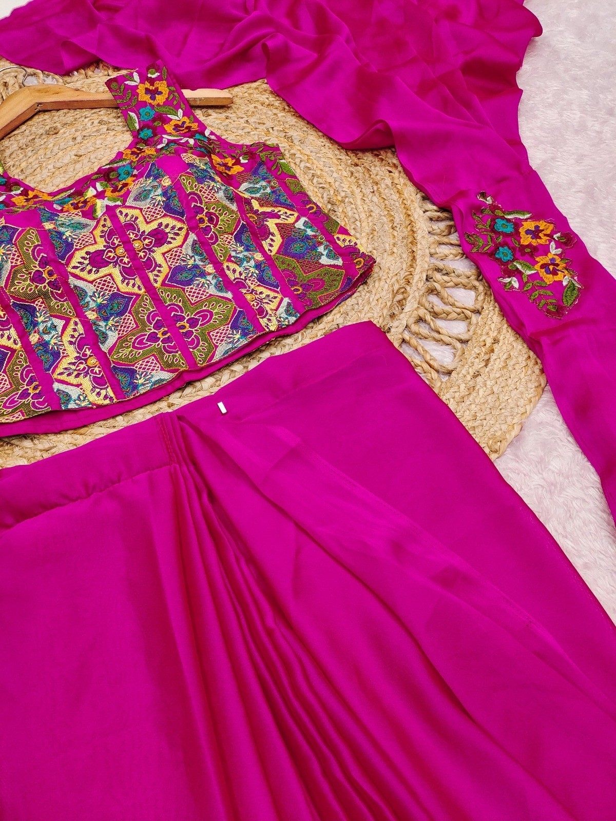 Rangoli Silk One Minute Saree Ready To Wear Party Wear One Minute Saree