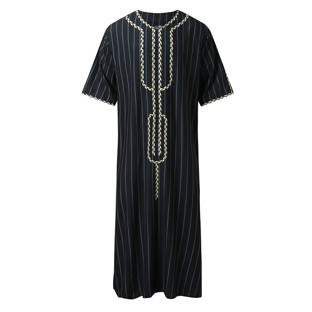 Mens Muslim Clothing Muslim Clothing New Saudi Arab Stripe Long Sleeve