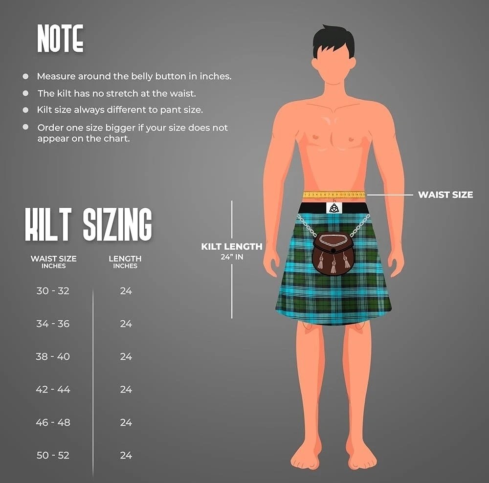 Complete Men’s Highland Formal Kilt Set – Premium Quality by ONSTYLE SPORTS