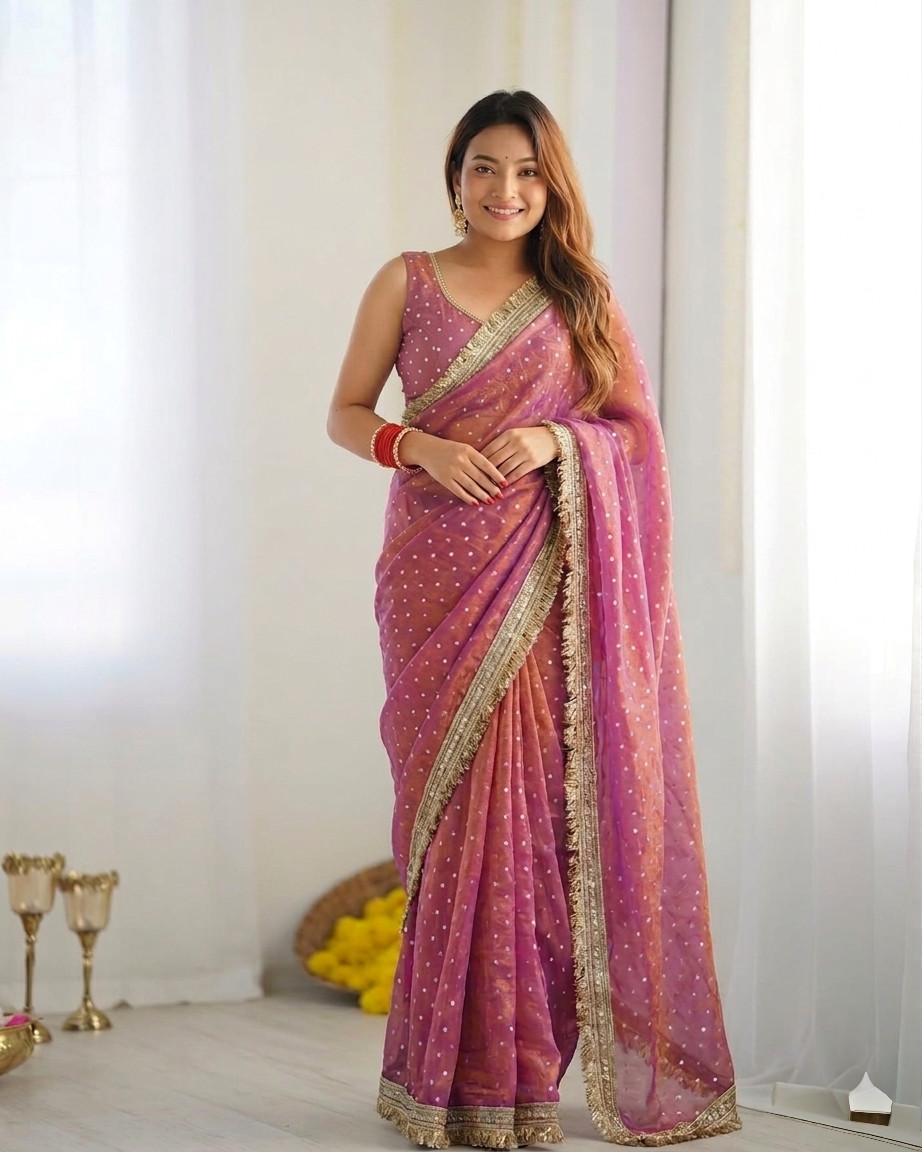 Indian Bollywood Designer Sari Wedding Party Wear Blouse Pakistani Ethnic Saree