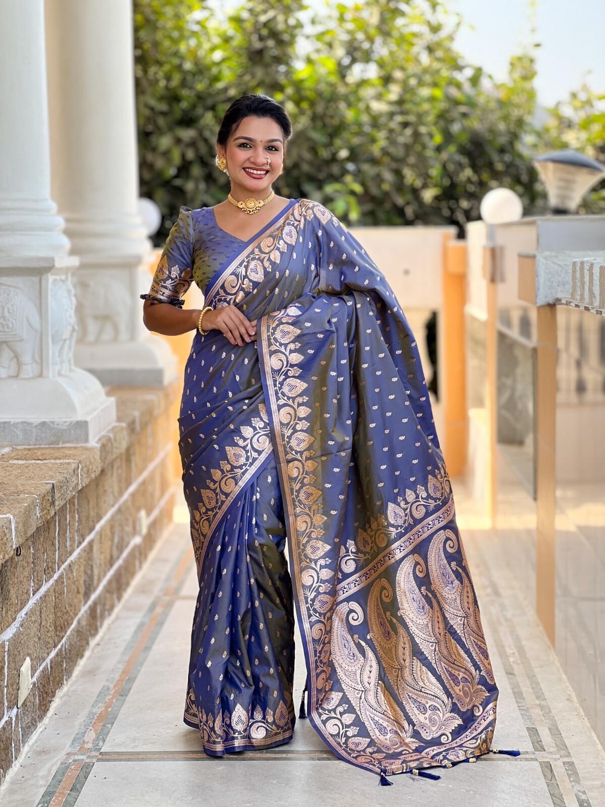 NEW SAREE BLOUSE NEW SARI INDIAN WEDDING BOLLYWOOD DESIGNER PAKISTANI PARTY WEAR