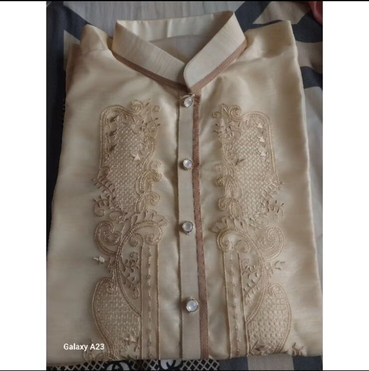 Barong tagalog For men (Large) Chinese Collar