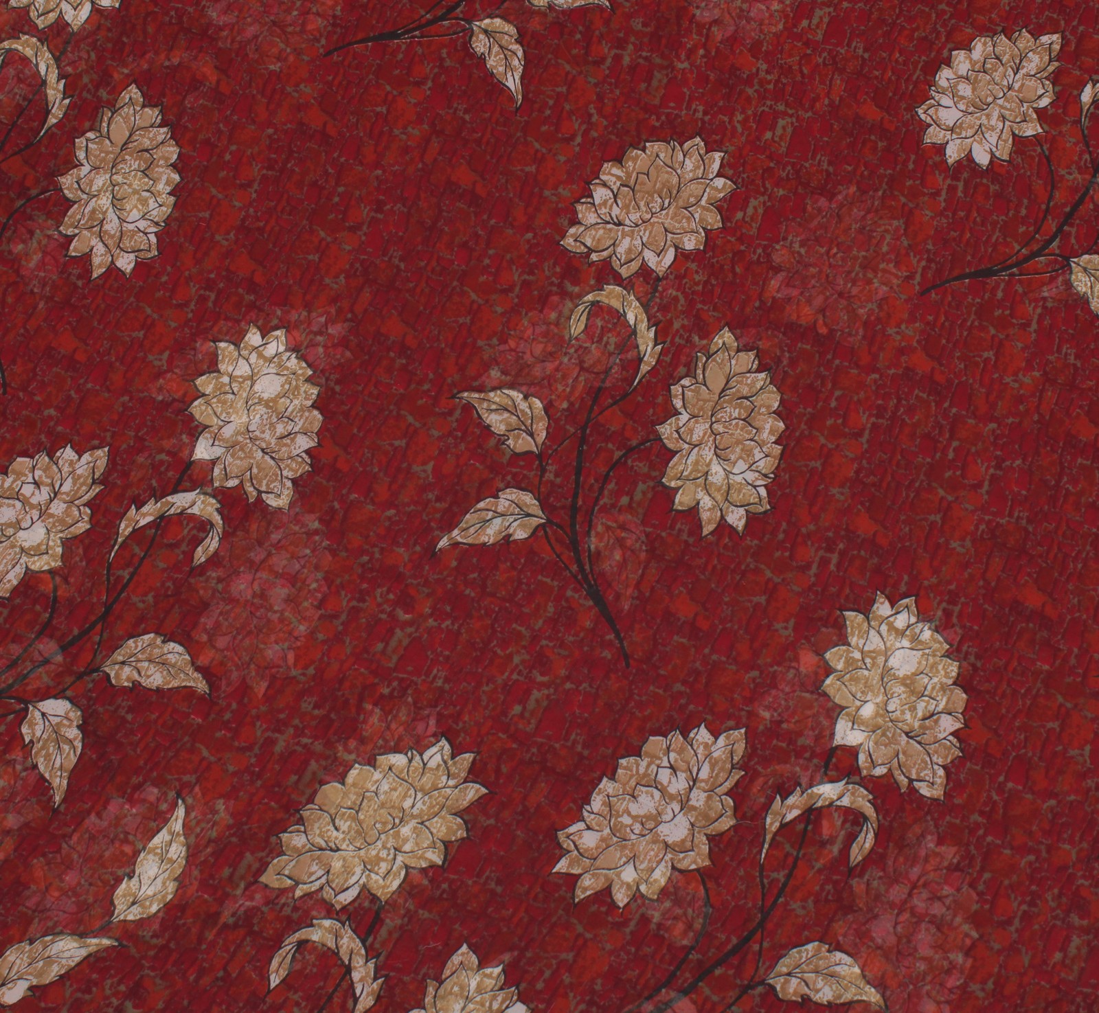 Sushila Vintage Multi-Color Blend Georgette Silk Printed Floral Craft Fabric