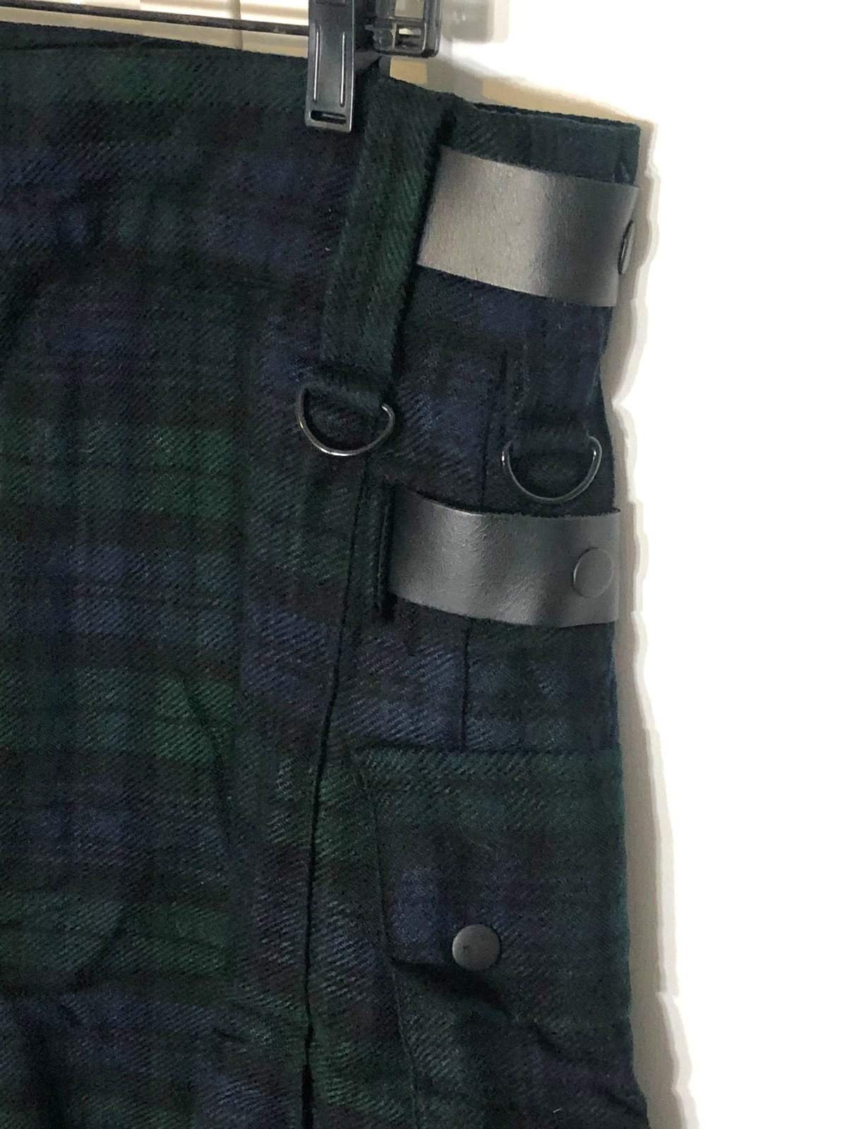 DSS Kilts Men’s Utility Kilt Black Watch Tartan Plaid Cargo Pockets Size 32 NEW