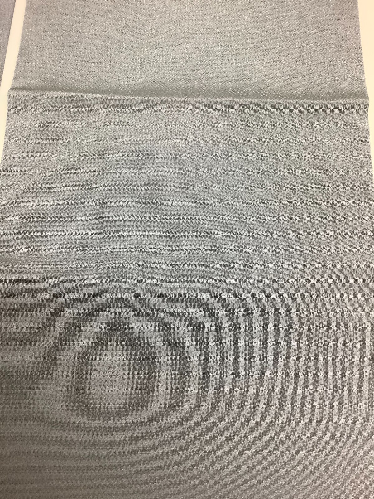 Japanese Vintage Kimono Nagoya Obi Pure silk Grey Traditional Flower 144.8x11in