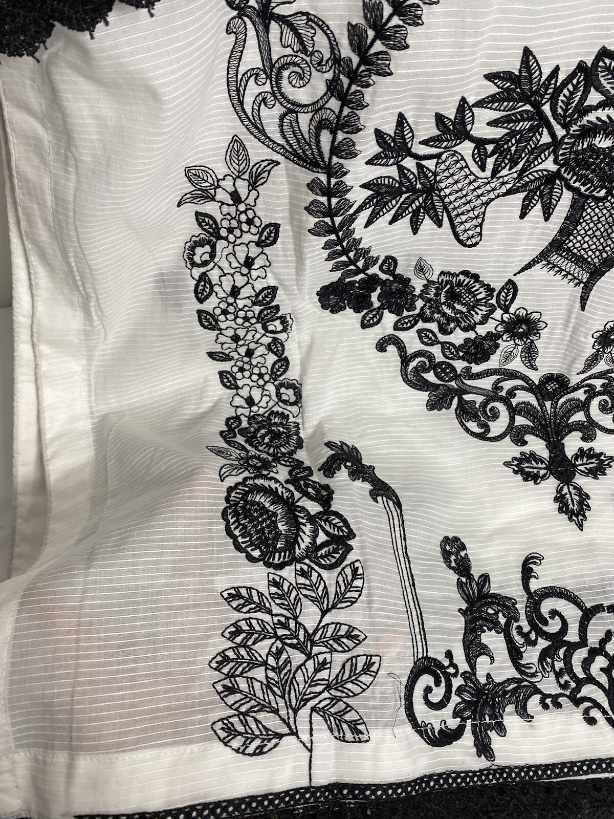 Pakistani Banarsi Lawn kameez Shalwar embroidery Large Bust 42 Banarsi Dupatta