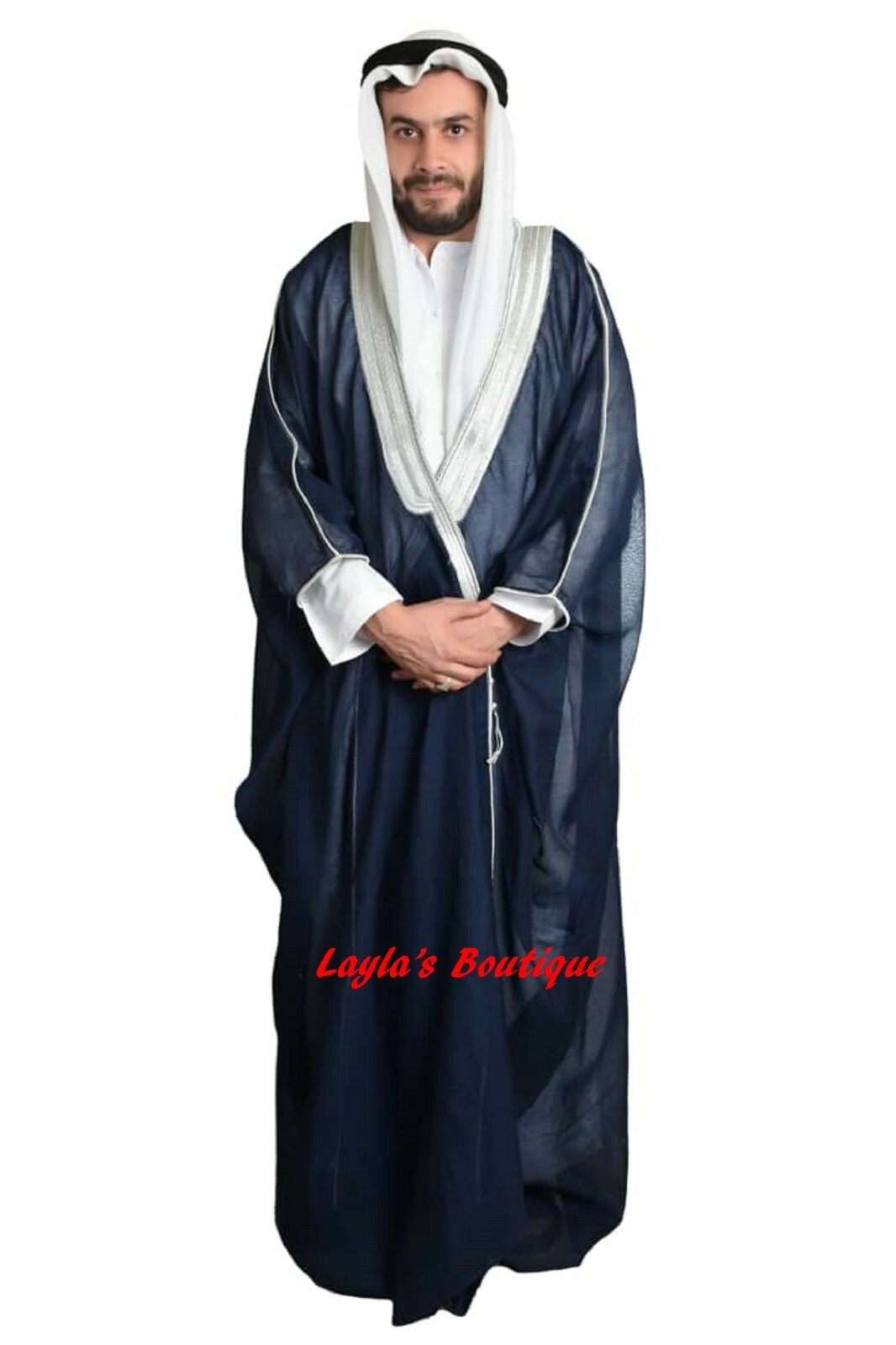 Quality Men’s Islamic Arabian Cloak Bisht thobe Eid