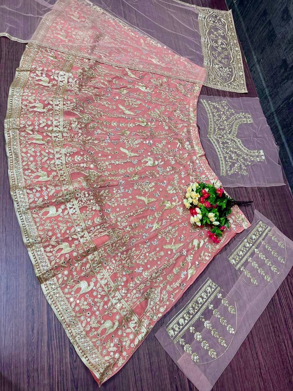 Latest Designer Heavy Soft Net Lehenga Choli With Fancy Dupatta For Wedding Wear
