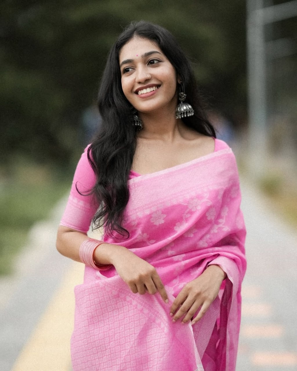 Elegant Pink Pure Silk Saree | 100% Silk | Designer Wedding Wear Indian Sari