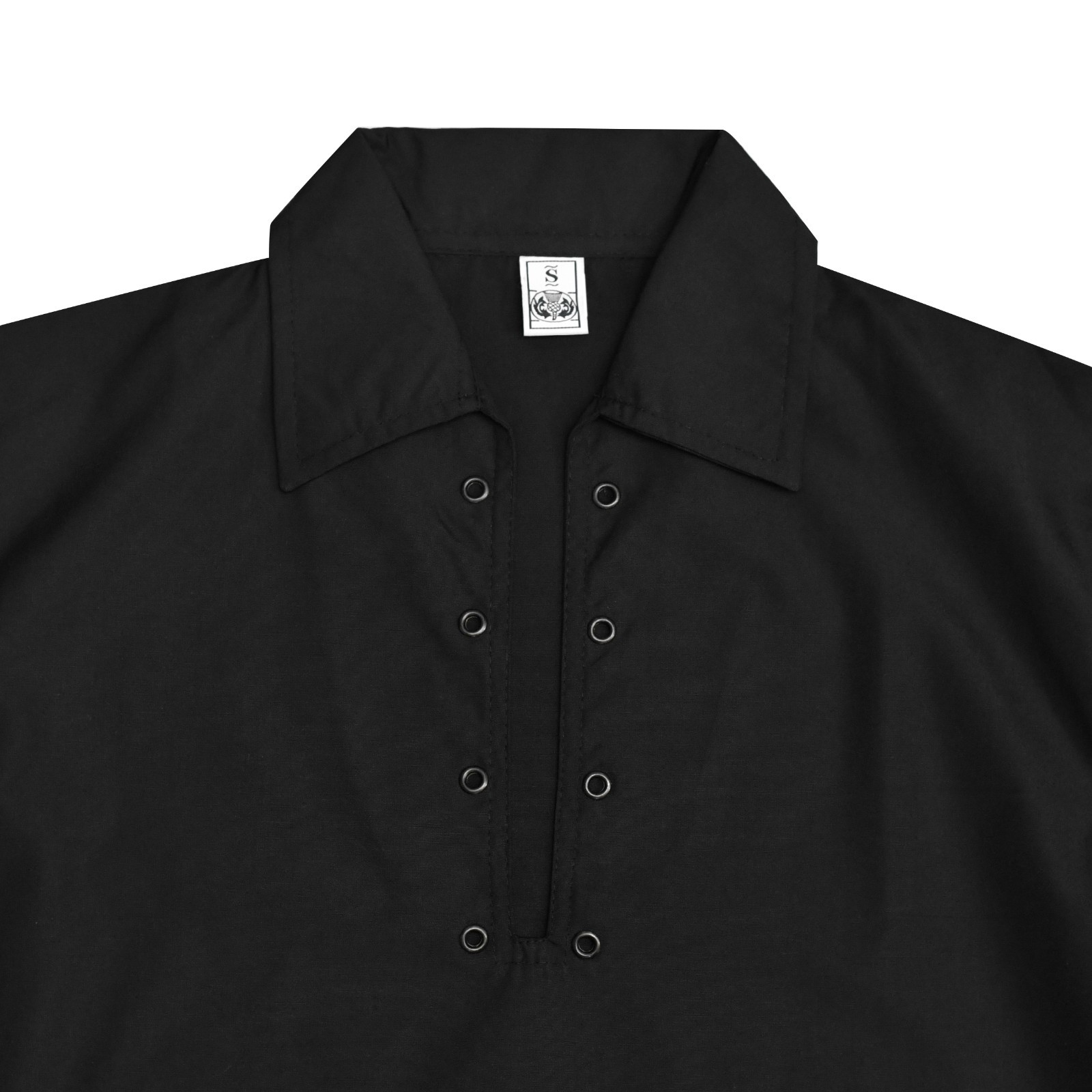 HIGHLAND REDSTONE Jacobite Shirt for Men Scottish Ghillie Kilt Shirt Long Sleeve