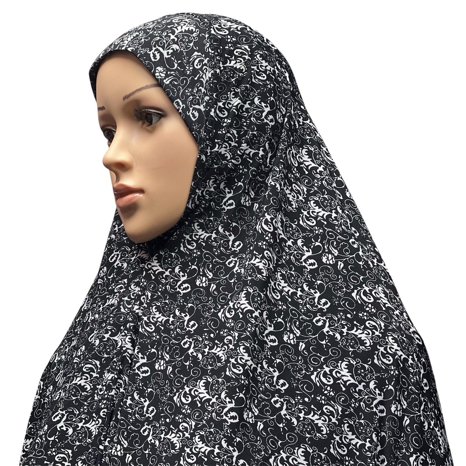 XL Prayer Hijab Khimar Overhead One Piece Long Islamic Muslim Women Scarf