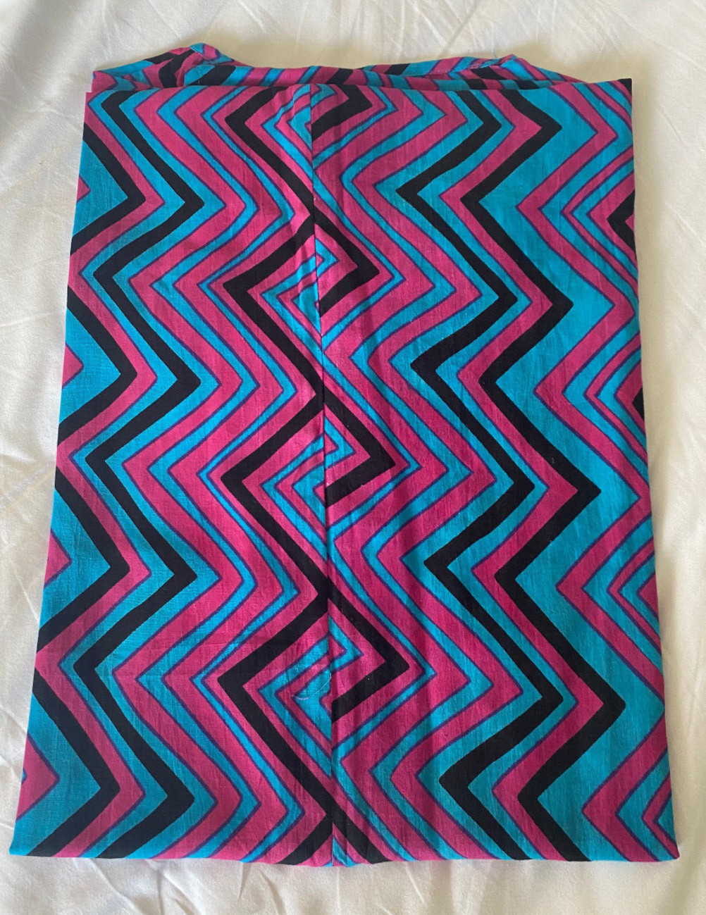 Kaftan Cotton Blue Pink Black Chevron Women Men Unisex New Light Weight Long