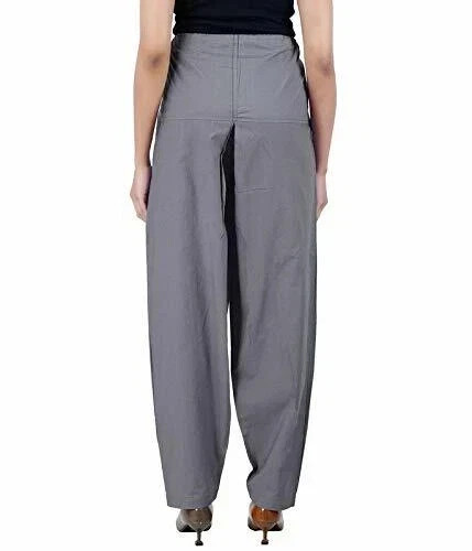 Cotton Salwar Women Bottom Women Patiala Regular Paint Fit Size Salwar Grey
