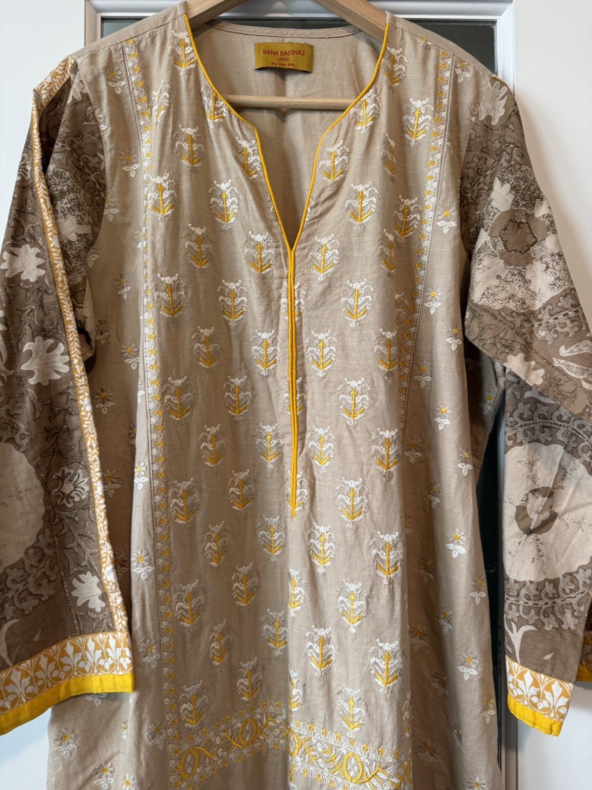 Women Pakistan Shirt/Kurti/kurta Size L by Sana Safinaz