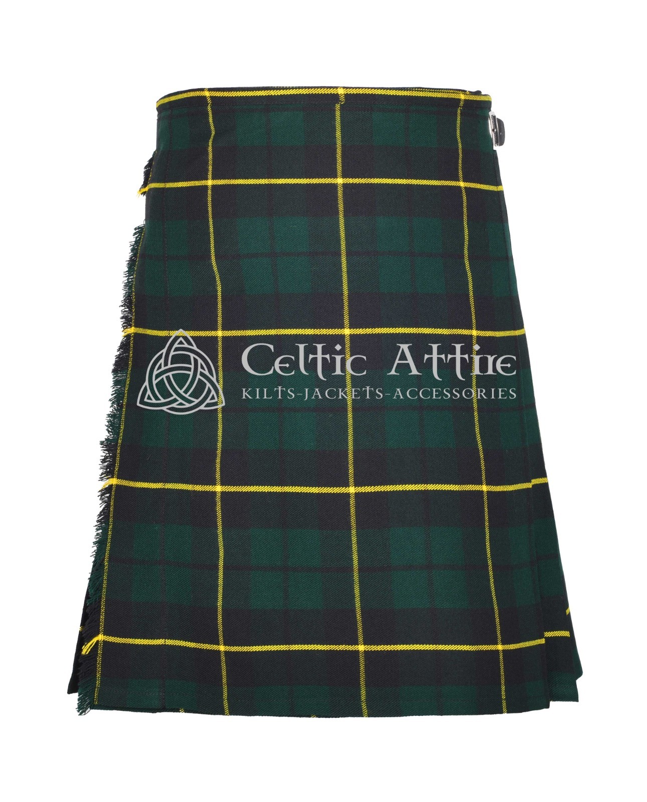 Wallace Hunting Tartan 8 Yard Scottish Kilt – Made to Order By Celtic Attire