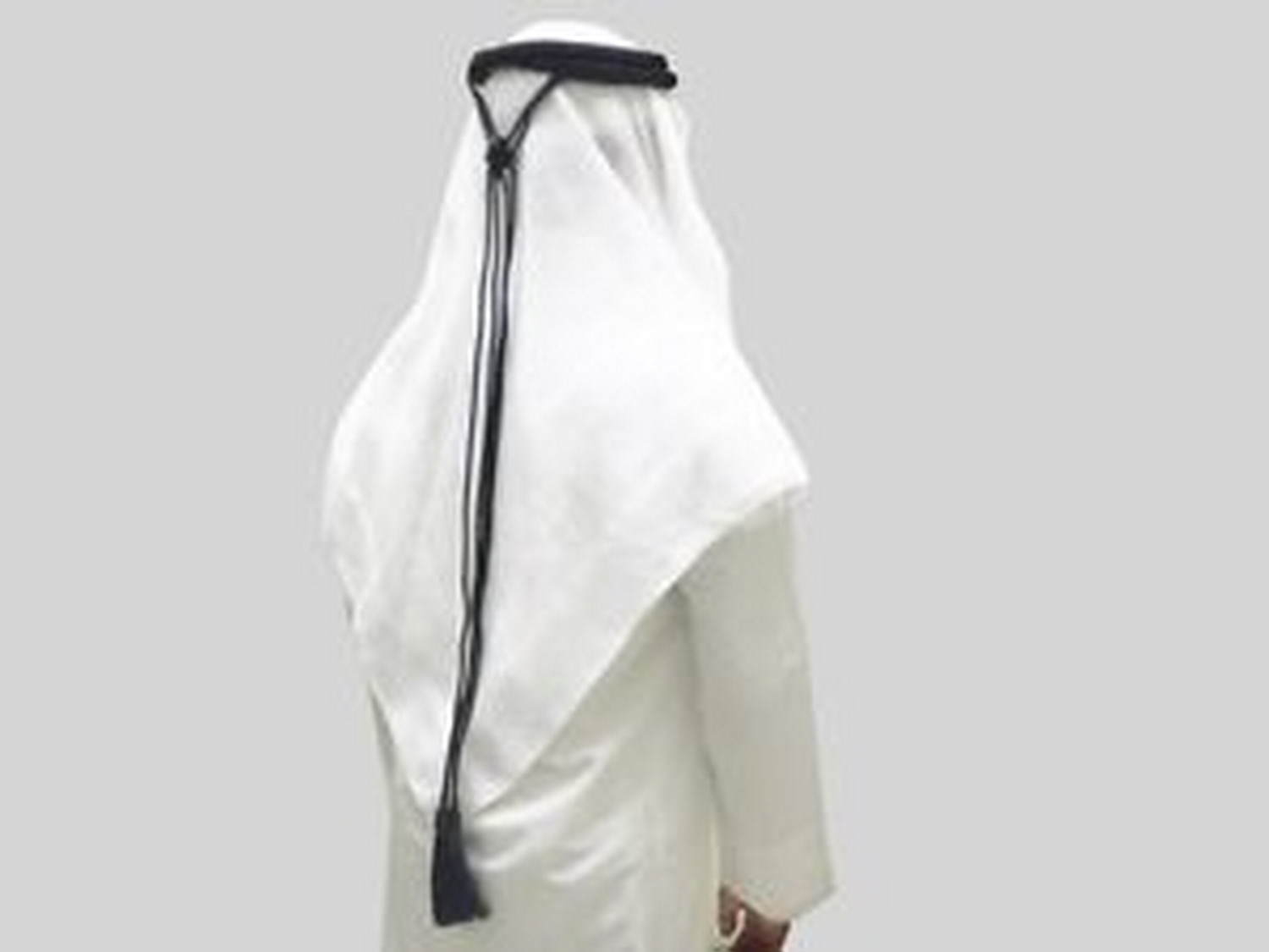 High Quality Black Igal Agal Saudi Emrati UAE Gulf Head Ring Mens Sheikh1