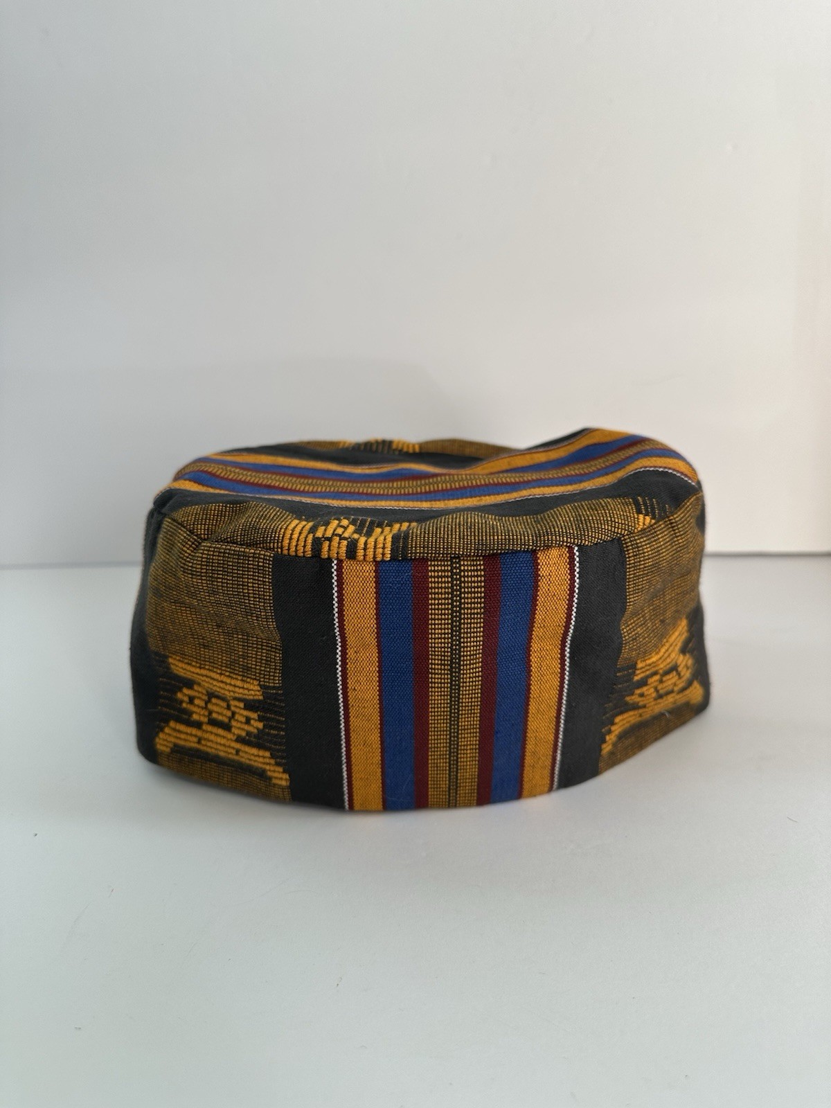 African Traditional Native Handmade Hausa/Fulani/Kufi Hat – Medium (22″ – 22.5″)