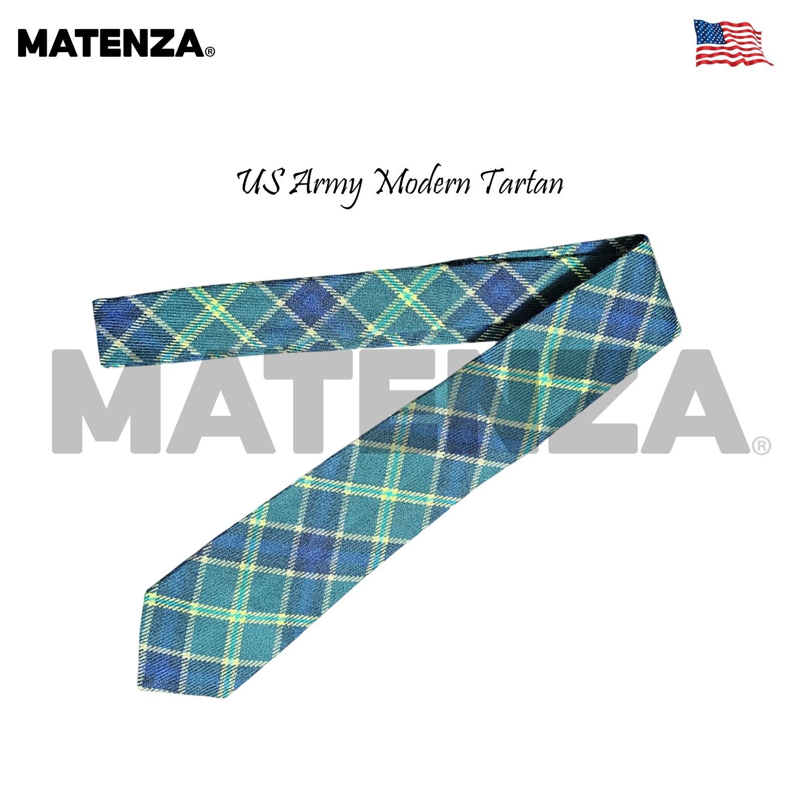 US Army Modern Tartan Scottish Kilt Accessories 5Pc Highland Wear Set