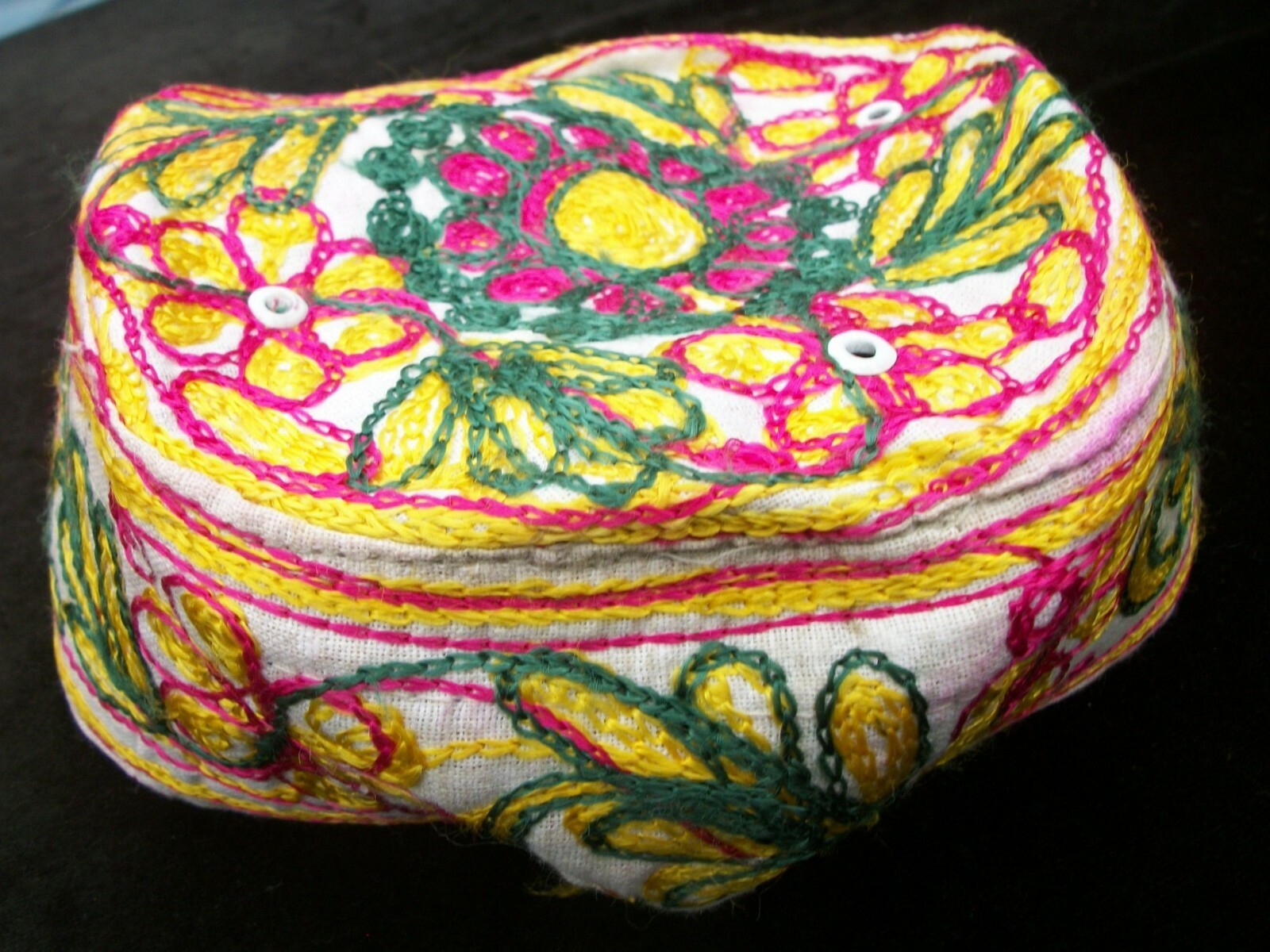 Sindhi Embroidery Hat Middle Eastern Turkish Topi Boys Cap Colorful