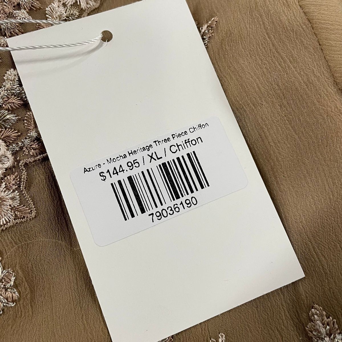 STRING & THREAD Azure Mocha Heritage Three Piece Set Women’s Size XL