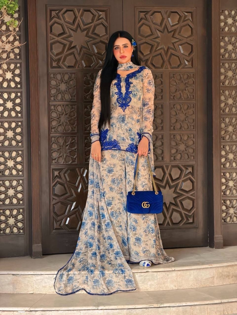 Salwar Kameez Pakistani Indian Wedding Party Wear Dress Bollywood Palazzo Suit