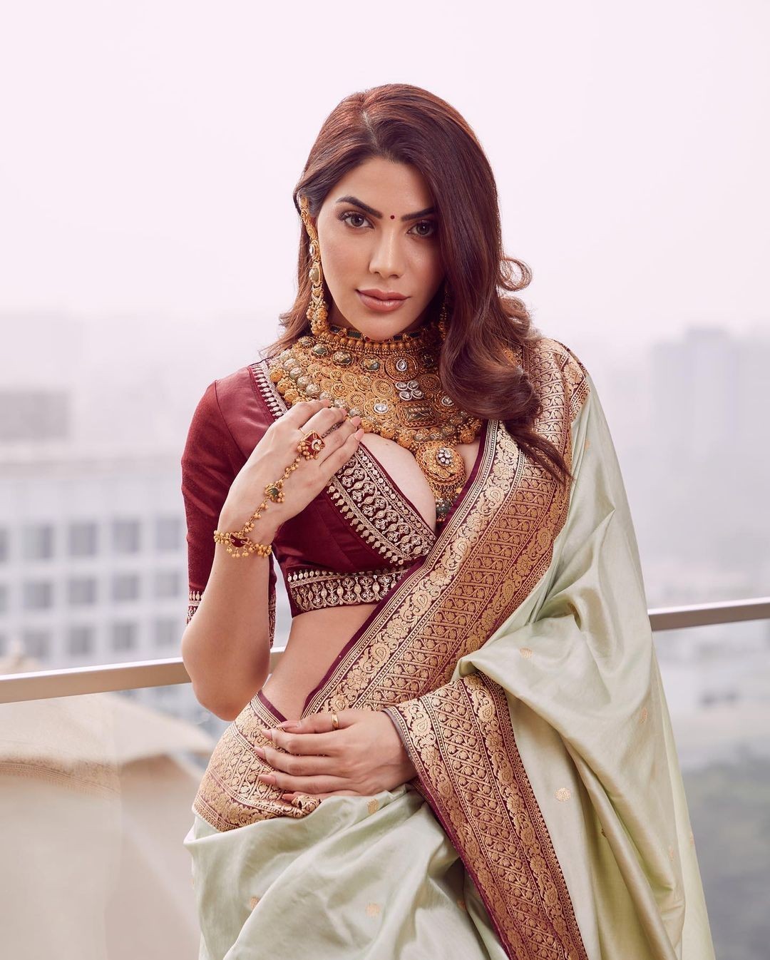 Soft Lichi Silk Sari Rich Pallu Jacquard Work All Over Saree Blouse Indian Wear