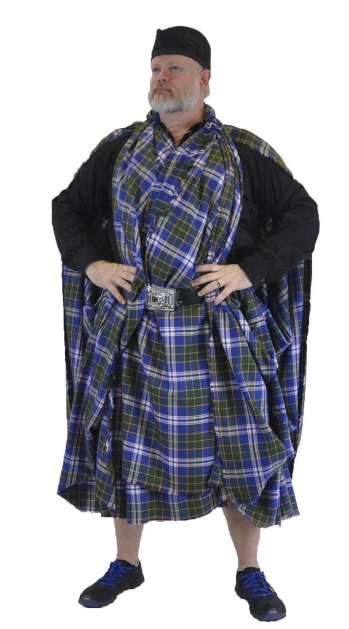 Scottish Vintage Men’s Great Kilt Traditional Kilt Available in 40+ Clan Tartans