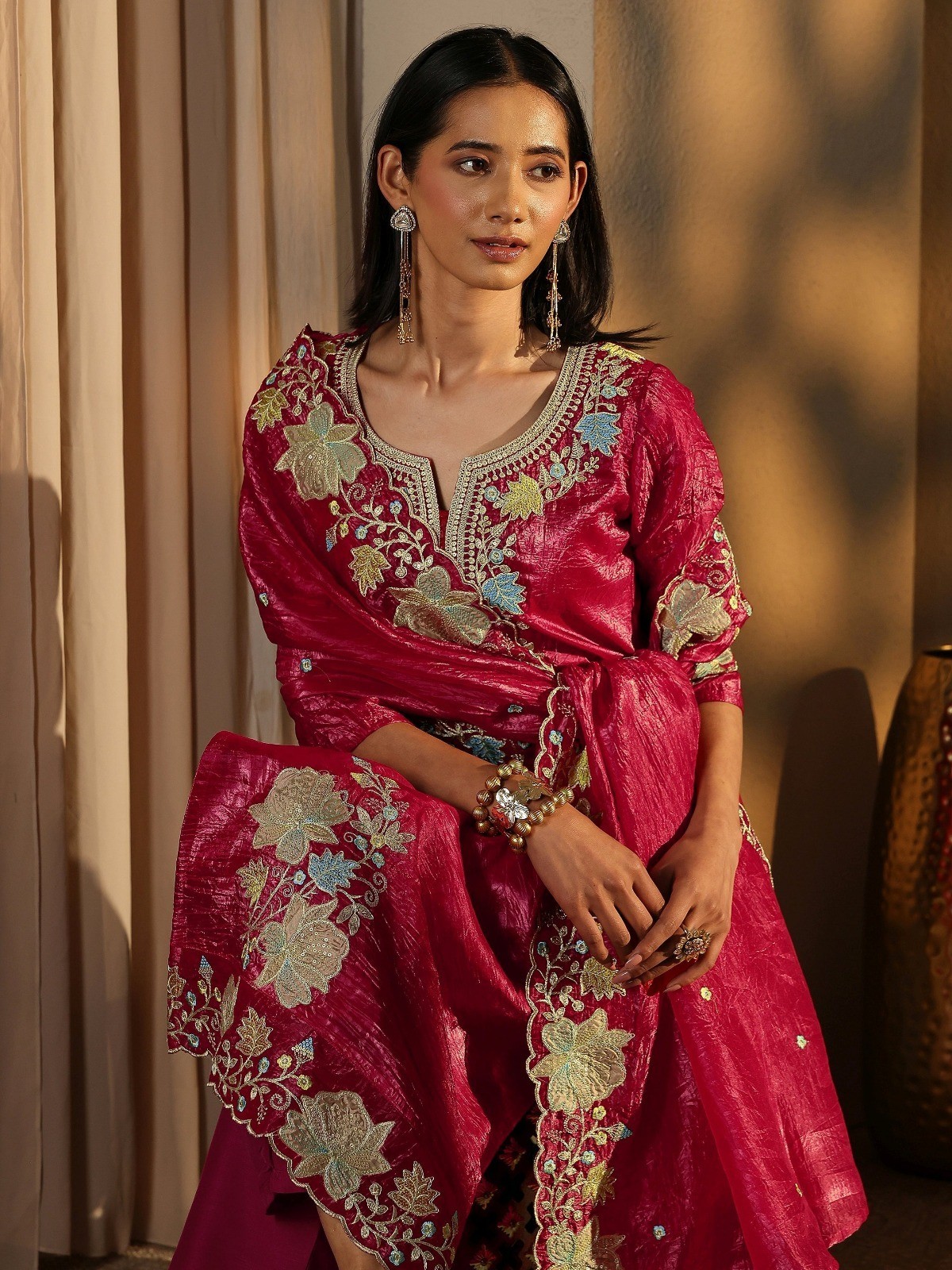 Party Wedding Wear Palazzo Suit Indian Bollywood Designer Salwar Kameez Dress