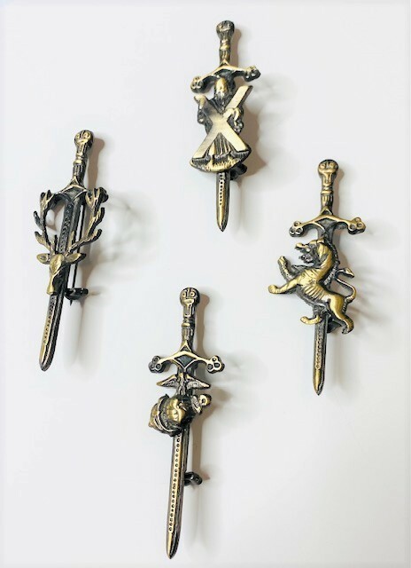 Scottish Kilt Pins Various Design Chrome Finish 4″ Highland Pin & Brooch Celtic