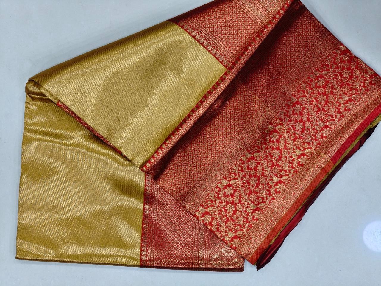 Party Wear Saree Designer Sari Bollywood Bridal Silk Saree Blouse South Indian