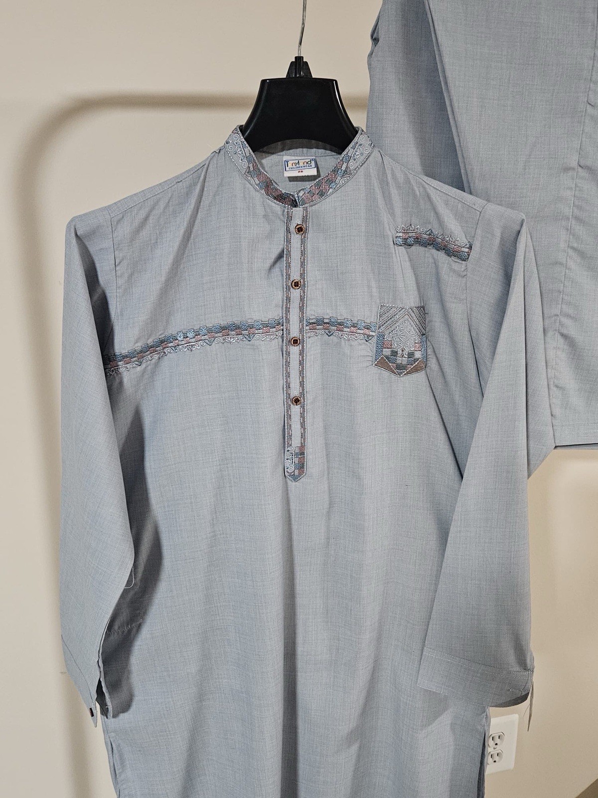 Tonyland 2 Piece Set Blue Indian Pakistani Kurta Size 26 Kameez Boys New W Tags