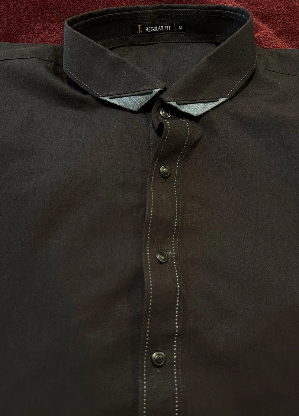 Pakistani j dot Black Shalwar Kameez NWOT
