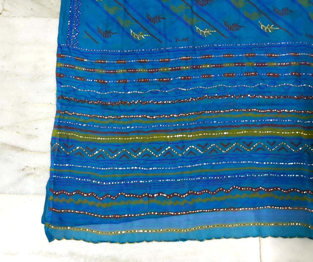 Brown Saree Women Wrap Dress Solid Craft Fabric Used Indian Vintage Sari Fabric