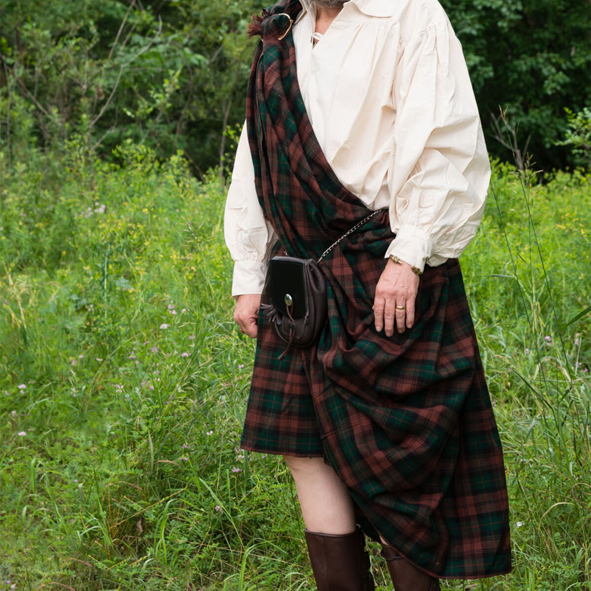 Great Kilt – Homespun Wool-Blend Tartan – Handmade to Order