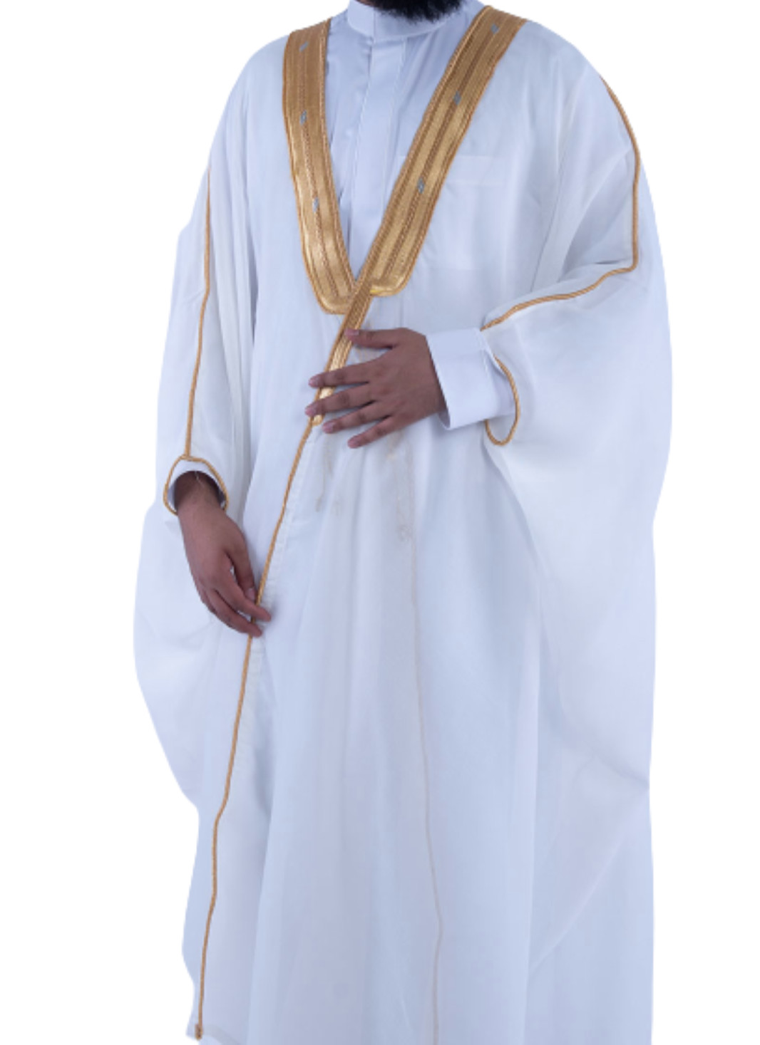 Quality Men’s Islamic Arabian Cloak Bisht thobe Eid