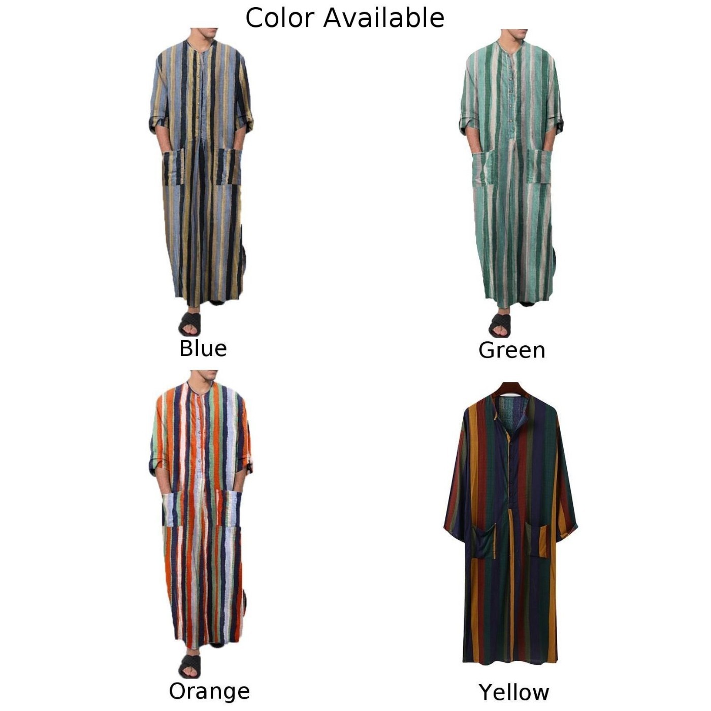 Long Dress Mens Arab Comfy Cotton Fashion Jubba Kaftan Saudi Soft