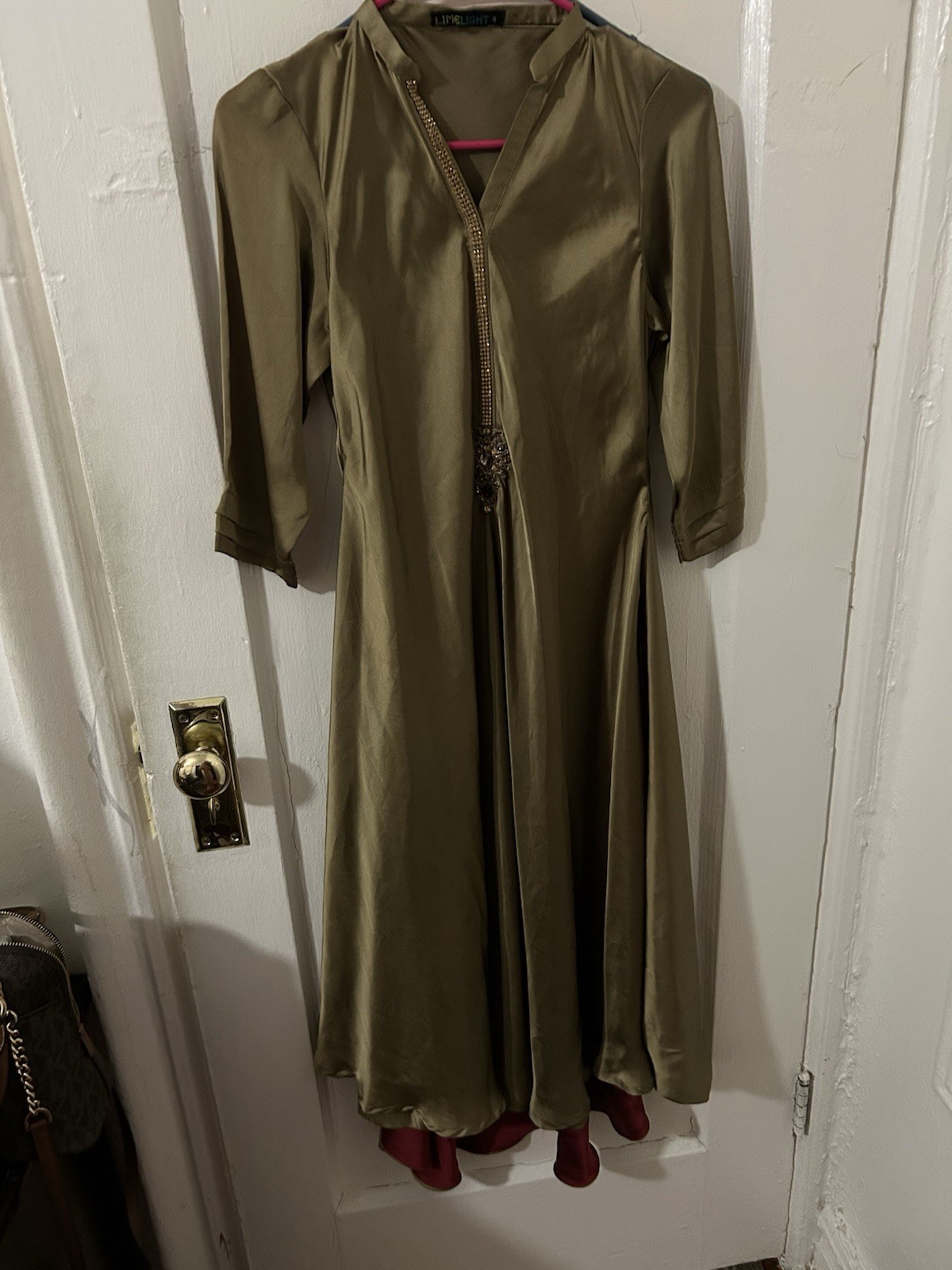 Limelight Pakistani Satin Frock