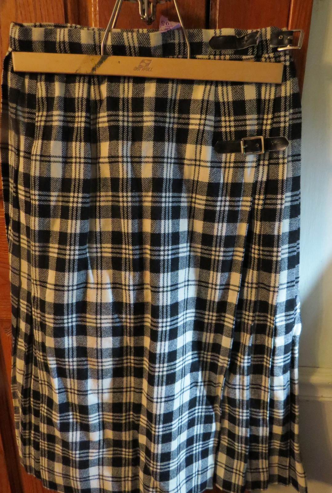 VTG MCMULLEN WOOLKILT, 50’S/60’S, GOOD COND. 1 LEATHER STRAP DAMAGED, REDUCED