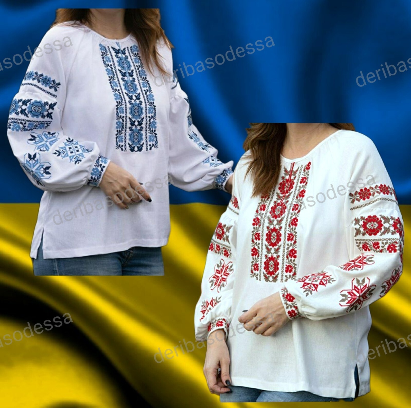 S M L XL 2XL 3XL 4XL traditional Ukrainian women’s embroidered blouse Vyshyvanka