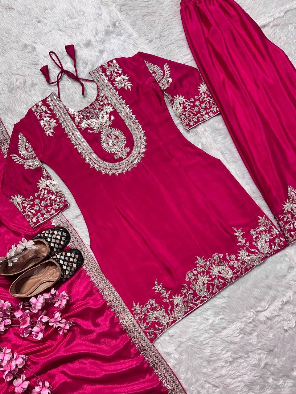 Indian Heavy Wedding Bollywood Party Bridal Anarkali Salwar Kameez Plazzo Suit