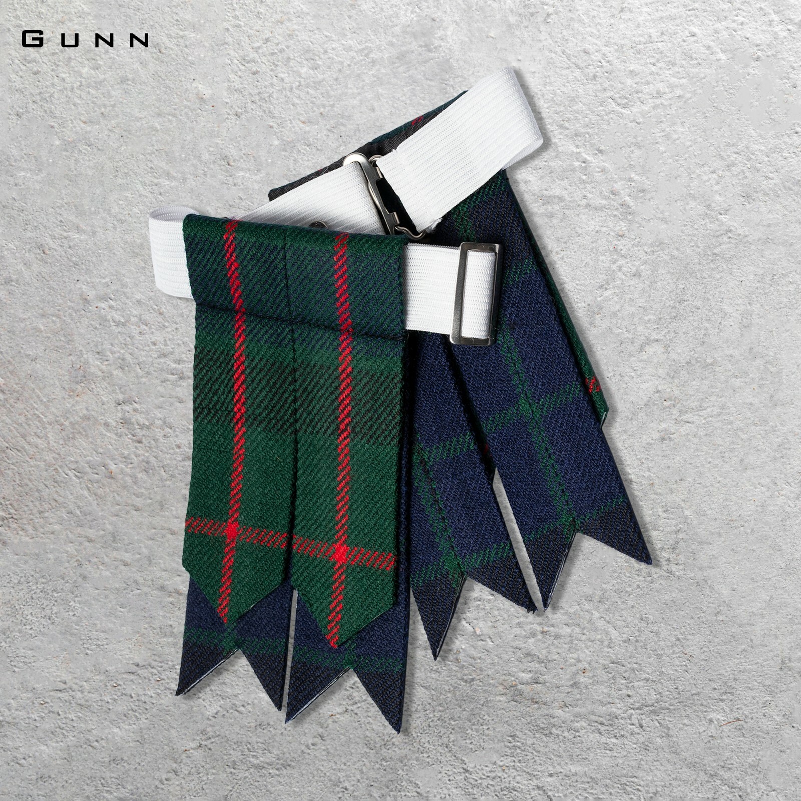 Kilt Flashes Scottish highland Multi Colors Tartan comes Heavy Buckle & Garter