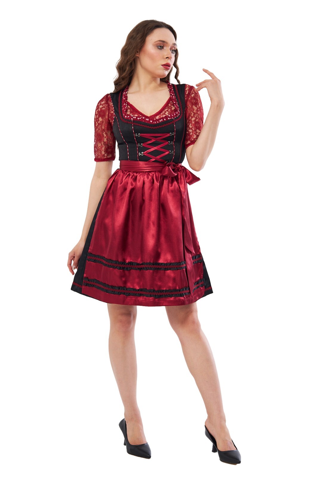0352 Dirndl Oktoberfest German Dress Sizes: 34-36-38-40-42-44-46-48-50-52