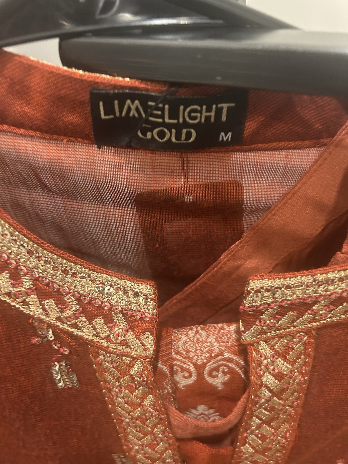Shirt (kurta) / Loose Trouser Medium Limelight 3 Piece Outfit Indo/pak Style