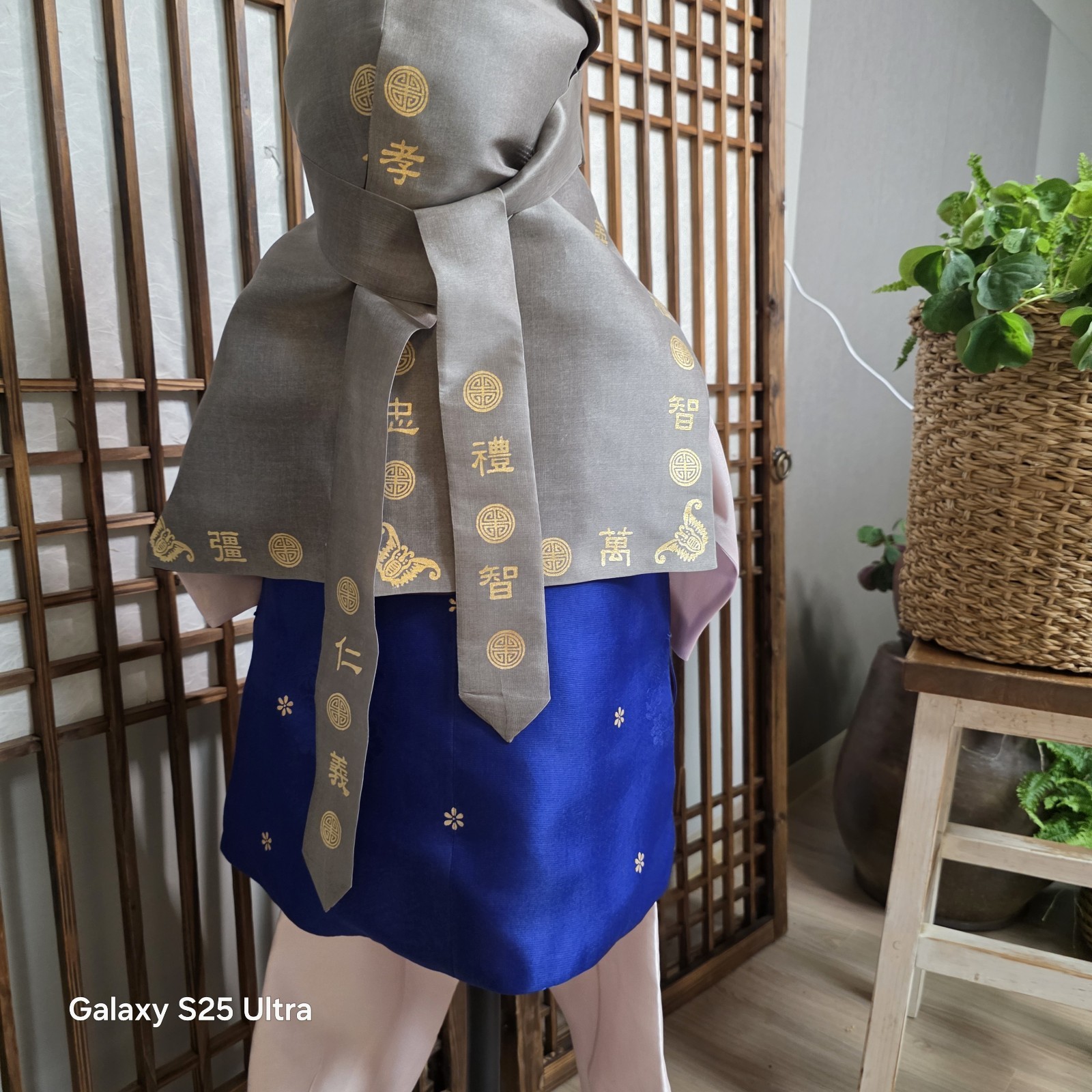 Korean Baby Boy Hanbok Set Custom Made Royal Blue Doljanchi 1st Birthday Bokgeon